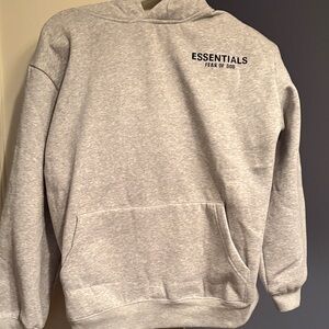 Fear of God Essentials Heather Gray Hoodie
